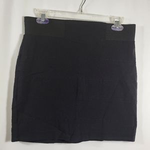 Wet Seal black mini skirt  juniors XL  #1070